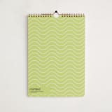 "Squiggle Giggle" - Calendars in Lime by Hattie and Jane - Backer
