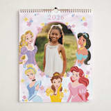 "Disney's Princess Portrait" - Calendars in Cotton Candy by Cass Loh - Cover