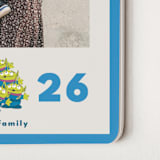 "Disney and Pixar's Aliens" - Calendars in Sky by Jackie Crawford - Detail