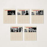 "Bold Cheers" - Calendars in Tomato by Sydney Kay - Photo Options