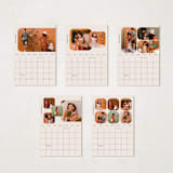 "Little Greetings" - Calendars in Cream by Ilene Guy - Photo Options