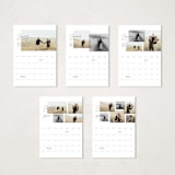 "modern note" - Calendars in Charcoal by Creo Study - Photo Options