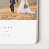 "The Minimalist" - Calendars in Pearl by Pixel and Hank - Detail