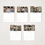 "Pretty Script" - Calendars in Snow by Tündi Váradi - Photo Options