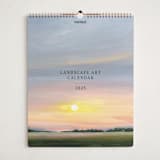 "Landscape Art Calendar 2025" - Calendars in White by Minted - Front