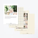 "Balloon" - Children's Birthday Party Invitations in Cream by Baumbirdy - Back of Card Options