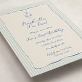 "easide Serenade" - Children's Birthday Party Invitations in Marine by Lucrecia Caporale - Detail