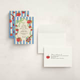 "Petit Pomodoro" - Children's Birthday Party Invitations in Lime by Jackie Crawford - Assembled