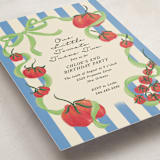 "Petit Pomodoro" - Children's Birthday Party Invitations in Lime by Jackie Crawford - Detail