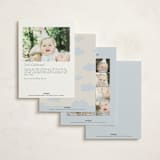 "Fly With Me" - Children's Birthday Party Invitations in Sky by Vera Lim - Back of Card Options
