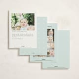 "Penguins" - Children's Birthday Party Invitations in Ice by Teju Reval - Back of Card Options