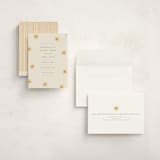 "Sun Toss" - Children's Birthday Party Invitations in Golden Sun by Meggy Masters - Assembled
