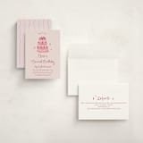 "vintage birthday cake" - Children's Birthday Party Invitations in Blush by Cass Loh - Assembled