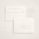 "Framed Bow" - Children's Birthday Party Invitations in Blush by Baumbirdy - FREE Recipient Addressing