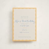"Augusta" - Children's Birthday Party Invitations in Melon by Megan Davis - Front
