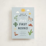 "my friendly rodeo" - Children's Birthday Party Invitations in Sky by peetie design - Front
