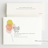 "Time to party!" - Children's Birthday Party Invitations in Peach by Karidy Walker - FREE Recipient Addressing