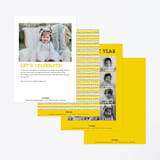 "MVP Collectors Card" - Children's Birthday Party Invitations in School Bus by Shiny Penny Studio - Back of Card Options