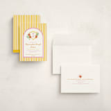 "Beach Club" - Children's Birthday Party Invitations in Lemon by Claudia Orengo - Assembled