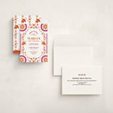 "Let's Fiesta" - Children's Birthday Party Invitations in Gumdrop by Eva Tadros - Assembled