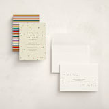 "tiny bold sprinkles" - Children's Birthday Party Invitations in Cream by Ellen Schlegelmilch - Assembled