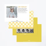 "Barnyard Crew" - Children's Birthday Party Invitations in Sky Blue by Leslie Ann Jones - Back of Card Options