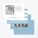 "Shark Tank" - Children's Birthday Party Invitations in Sky by Karidy Walker - Back of Card Options
