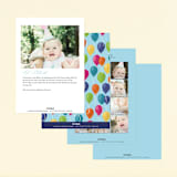 "Disney and Pixar's Adventure is Out There!" - Children's Birthday Party Invitations in Sky by Brooke Chandler - Back of Card Options