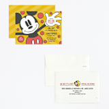 "Disney Mickey Mouse Aw, Gee!" - Children's Birthday Party Invitations in Sunshine by Heather Schertzer - Assembled