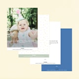 "Disney and Pixar's Wall-E and Hal" - Children's Birthday Party Invitations in Pearl by Ani Somi - Back of Card Options