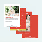 "Disney's Mickey Mouse Balloon Trio" - Children's Birthday Party Invitations in Berry by chocomocacino - Back of Card Options