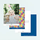 "Disney and Pixar Up! Adventure" - Children's Birthday Party Invitations in Sky by Rebekah Canavan - Back of Card Options