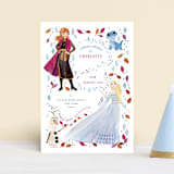 "Disney's Frozen Elements" - Children's Birthday Party Invitations in Frost by Sarah Knight - Front