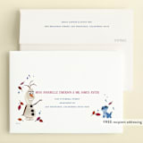 "Disney's Frozen Elements" - Children's Birthday Party Invitations in Frost by Sarah Knight - FREE Recipient Addressing