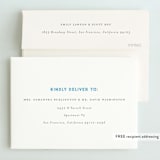 "Disney's Pooh Birthday" - Children's Birthday Party Invitations in Cornflower by Snow and Ivy - FREE Recipient Addressing