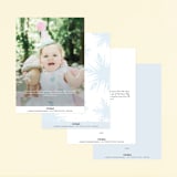 "Disney's Olaf to Party" - Children's Birthday Party Invitations in Periwinkle by Erica Krystek - Back of Card Options
