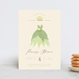 "Disney Princess Tiana's Dress" - Children's Birthday Party Invitations in Southern Cream by Kate Ross - Front