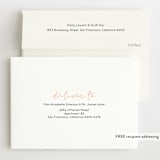 "Let's Party" - Children's Birthday Party Invitations in Peach by Christine Taylor - FREE Recipient Addressing