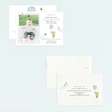 "Disney Sweetest Adventure" - Children's Birthday Party Invitations in Cloud by Heather Schertzer - Assembled