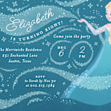 "Disney Frozen Snow Sparkles" - Children's Birthday Party Invitations in Frosty by curiouszhi - Detail