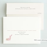 "Some Bunny" - Children's Birthday Party Invitations in Peony by Julie Murray - FREE Recipient Addressing