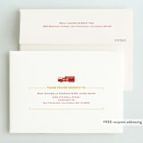 "firehouse" - Children's Birthday Party Invitations in Firetruck by Julee London - FREE Recipient Addressing