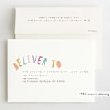"Double the fun" - Children's Birthday Party Invitations in Sherbet by Creo Study - FREE Recipient Addressing