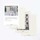 "flamingo sprinkles" - Children's Birthday Party Invitations in Crepe by Cass Loh - Back of Card Options