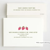 "Berry Sweet" - Children's Birthday Party Invitations in Strawberry by Laura Hankins - FREE Recipient Addressing
