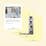 "Little Sunshine" - Children's Birthday Party Invitations in Daffodil by Karidy Walker - Back of Card Options