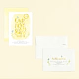 "Little Sunshine" - Children's Birthday Party Invitations in Daffodil by Karidy Walker - Assembled