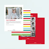 "Dress for a mess" - Children's Birthday Party Invitations in Corn by Baumbirdy - Back of Card Options