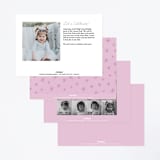 "Sweet Unicorn" - Children's Birthday Party Invitations in Lilac by Carmi Cioni - Back of Card Options