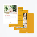 "Barnyard Parade" - Children's Birthday Party Invitations in Barn by Kimberly Morgan - Back of Card Options